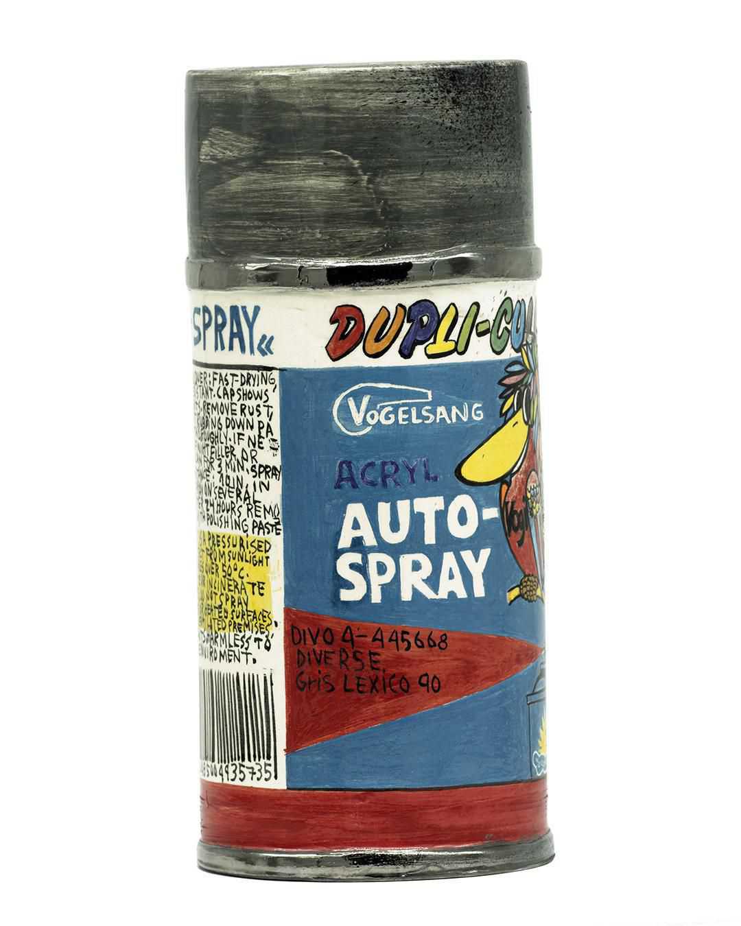 Ceramic Spray Can Duplicolor in Grey