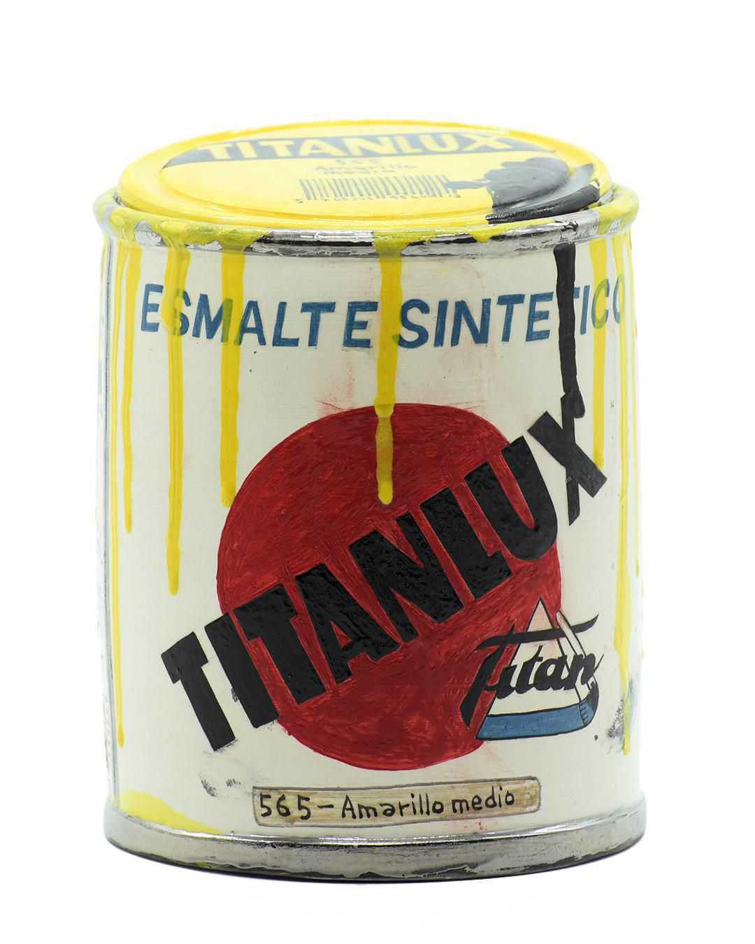 Ceramic Titanlux 565 paint in yellow